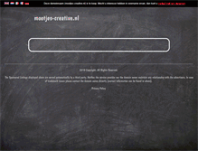 Tablet Screenshot of mootjes-creative.nl